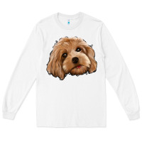 White Cockapoo Long Sleeve Tee - Jasminsmagicworld
