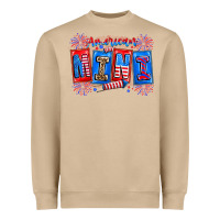 Mushroom american mini Heavyweight Sweatshirt - CowhideDigitalArt