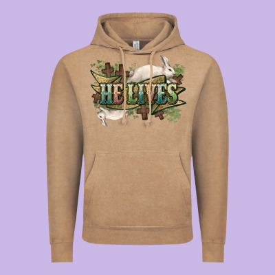 He Lives Easter Day Vintage Hoodie Designed By Howdyjamesfarm