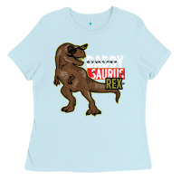 Baby Blue DADDY SAURUS REX Ladies Tee - Bettercallsaul