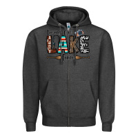 Charcoal Heather living on lake time Zipper Hoodie - CowhideDigitalArt