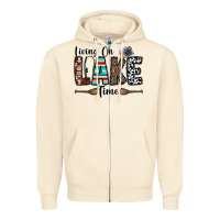 Sandshell living on lake time Zipper Hoodie - CowhideDigitalArt