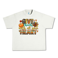 Pistachio give thanks with all your heart Urban Heavy Tee - CowGirlArtShop