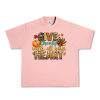 Salmon give thanks with all your heart Urban Heavy Tee - CowGirlArtShop
