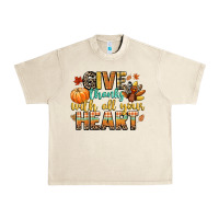 Sandshell give thanks with all your heart Urban Heavy Tee - CowGirlArtShop