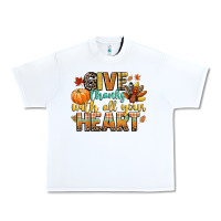 White give thanks with all your heart Urban Heavy Tee - CowGirlArtShop