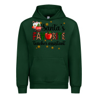 Forest Green santa's favorite teacher assistant Urban Hoodie - AdoDesignShop