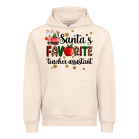 Santa's Favorite Teacher Assistant Urban Hoodie | Teevron