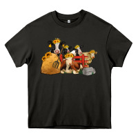 Asphalt farm animals with sunflower headbands Heavy Core Tee - Jasminsmagicworld