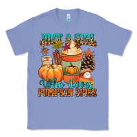 Colony Blue Just a girl who loves pumpkin spice Classic Tee - NancyCooperArtShop
