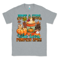 Heather Grey Just a girl who loves pumpkin spice Classic Tee - NancyCooperArtShop