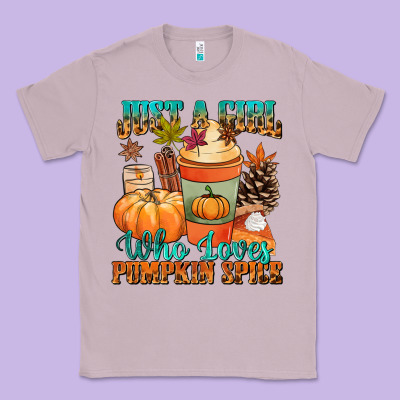 Just A Girl Who Loves Pumpkin Spice Classic Tee Designed By Nancycooperartshop