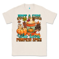 Natural Just a girl who loves pumpkin spice Classic Tee - NancyCooperArtShop
