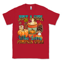 Red Just a girl who loves pumpkin spice Classic Tee - NancyCooperArtShop