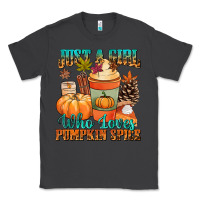 Smoke Just a girl who loves pumpkin spice Classic Tee - NancyCooperArtShop