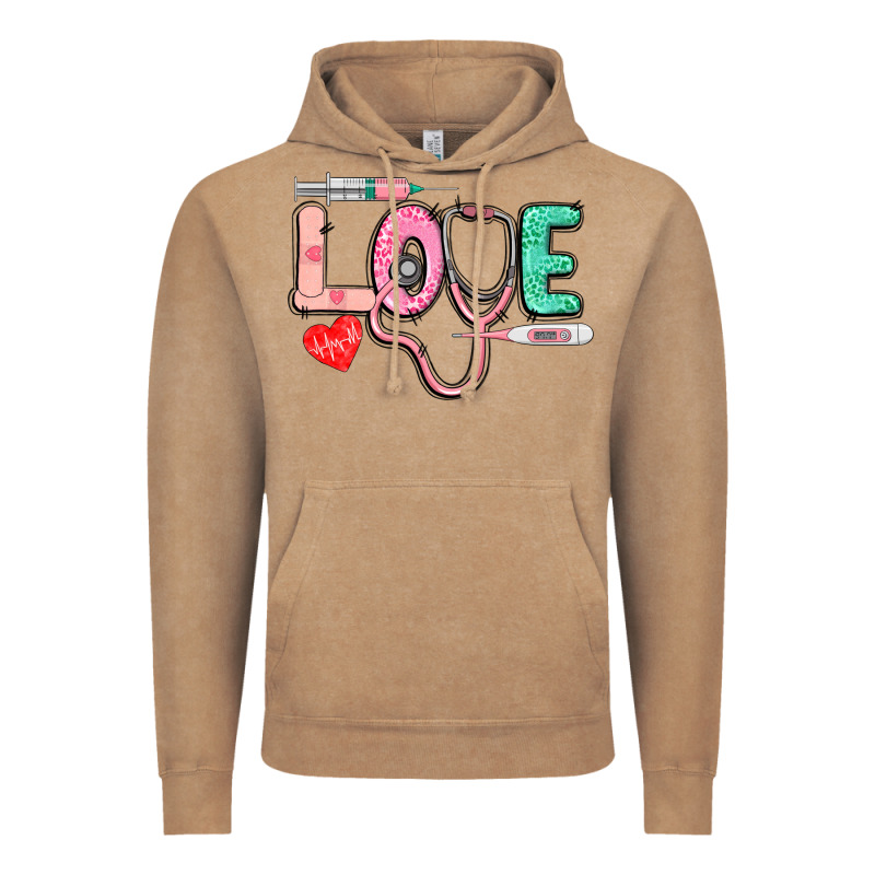 Love Nursing Vintage Hoodie by CowGirlArtShop | Teevron