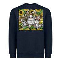 Navy easter Heavyweight Sweatshirt - CowhideDigitalArt