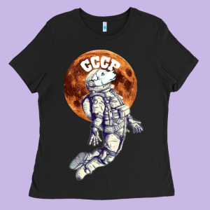 Laika, Space Traveler Ladies Tee Designed By Bettercallsaul