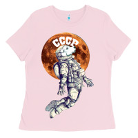 Bubblegum Pink Laika, space traveler Ladies Tee - Bettercallsaul