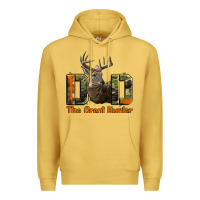 Antique Gold Western Dad The Great Deer Hunter Premium Hoodie - LillyAllenDesigns
