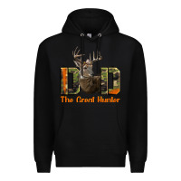 Black Western Dad The Great Deer Hunter Premium Hoodie - LillyAllenDesigns