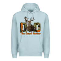 Blue Mist Western Dad The Great Deer Hunter Premium Hoodie - LillyAllenDesigns
