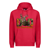 Cardinal Western Dad The Great Deer Hunter Premium Hoodie - LillyAllenDesigns