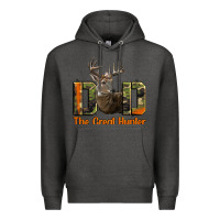 Charcoal Heather Western Dad The Great Deer Hunter Premium Hoodie - LillyAllenDesigns