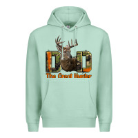 Seafoam Western Dad The Great Deer Hunter Premium Hoodie - LillyAllenDesigns