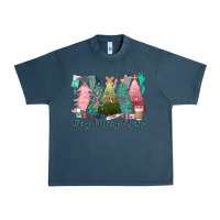 Midnight Navy verry merry nurse Urban Heavy Tee - CowGirlArtShop