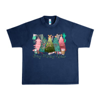 Navy verry merry nurse Urban Heavy Tee - CowGirlArtShop