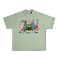 Oil Green verry merry nurse Urban Heavy Tee - CowGirlArtShop
