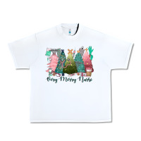 White verry merry nurse Urban Heavy Tee - CowGirlArtShop