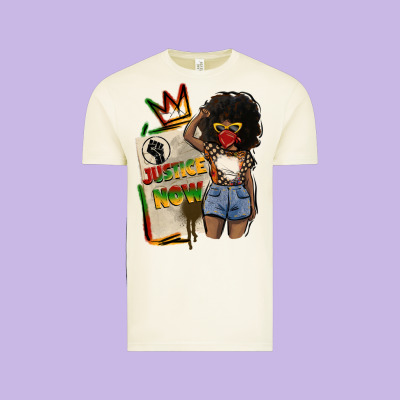 Juneteenth Justice Now Vintage Tee Designed By Cowgirlartshop