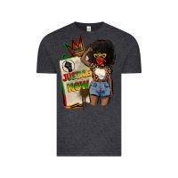 Vintage Black juneteenth justice now Vintage Tee - CowGirlArtShop