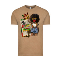 Vintage Coffee juneteenth justice now Vintage Tee - CowGirlArtShop