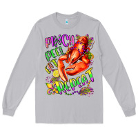 Moon Dust pinch peel eat repeat mardi gras olivia Long Sleeve Tee - OliviaCreatesArt