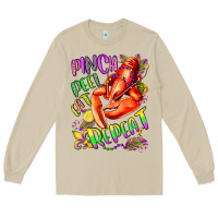 Mushroom pinch peel eat repeat mardi gras olivia Long Sleeve Tee - OliviaCreatesArt
