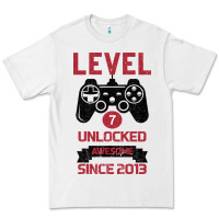 White Kids Level 7 Unlocked Awesome Since 2013 Premium Tee - Bettercallsaul