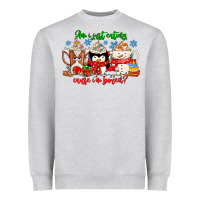 Heather Grey amiju sweating cause im bored Heavyweight Sweatshirt - CowhideDigitalArt