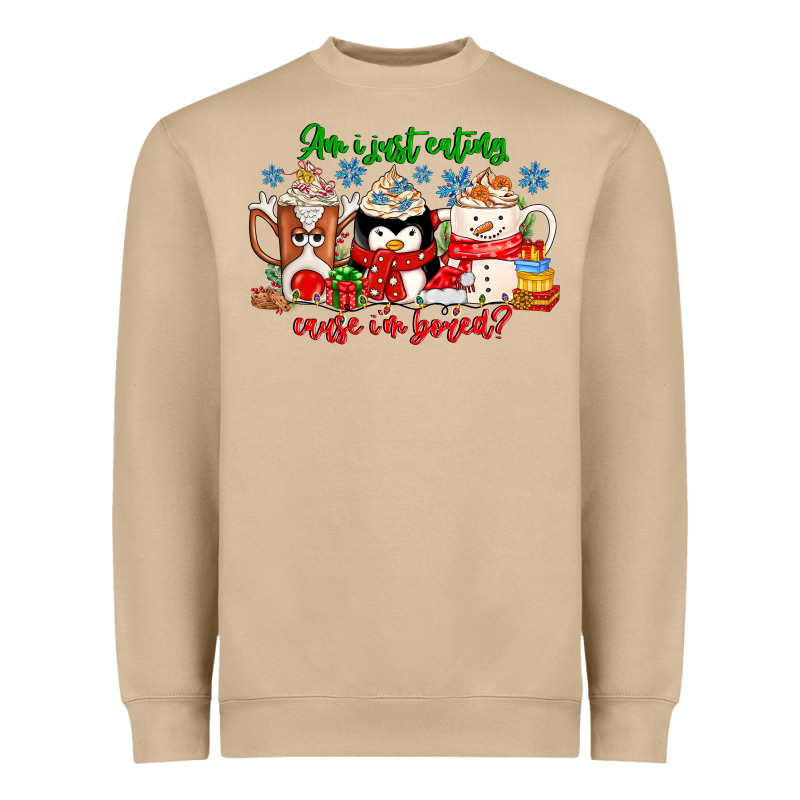 Amiju Sweating Cause Im Bored Heavyweight Sweatshirt by CowhideDigitalArt | Teevron