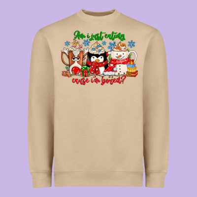 Amiju Sweating Cause Im Bored Heavyweight Sweatshirt Designed By Cowhidedigitalart