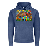 Vintage Denim Mama bear Autism Vintage Hoodie - CowGirlArtShop