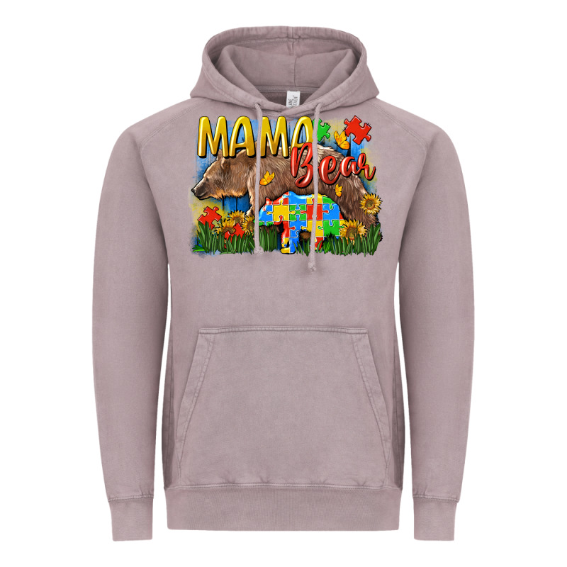 Mama Bear Autism Vintage Hoodie by CowGirlArtShop | Teevron