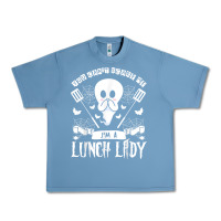 Pebble Blue lunch lady halloween ghost cafeteria worker all hallows' eve t shirt Urban Heavy Tee - trangStudio