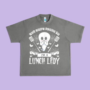 Lunch Lady Halloween Ghost Cafeteria Worker All Hallows' Eve T Shirt Urban Heavy Tee Designed By Trangstudio