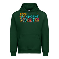 Forest Green not perfect just forgıven Urban Hoodie - AdoDesignShop