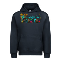 Navy not perfect just forgıven Urban Hoodie - AdoDesignShop