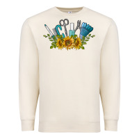 Sandshell nail tools with sunflower Premium Sweatshirt - BarkalooDesign
