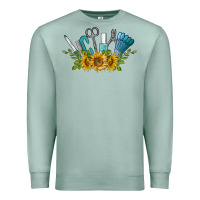 Seafoam nail tools with sunflower Premium Sweatshirt - BarkalooDesign